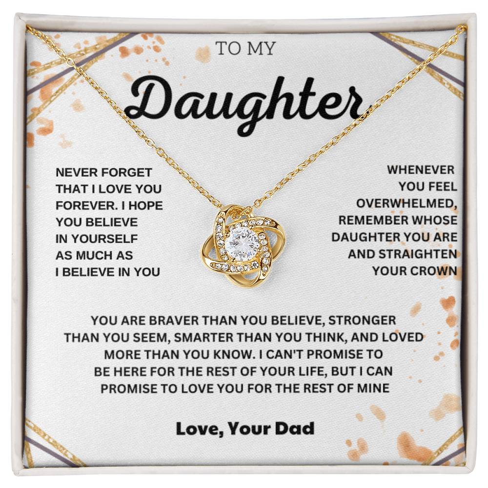 Father Daughter Necklace - Daddy's Girl Necklace - A Meaningful Gift for Your Daughter