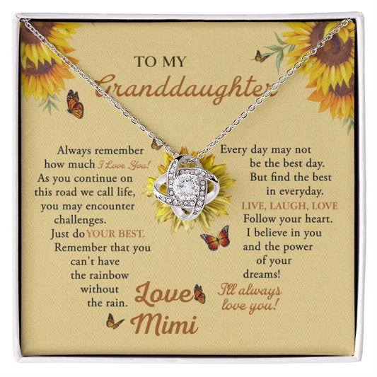 To My Granddaughter Necklace Judy Grigsby