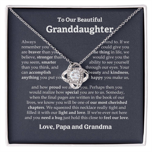 To My Granddaughter Necklace JODY J JILSON