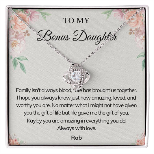 To My Bonus Daughter Heather Culligan