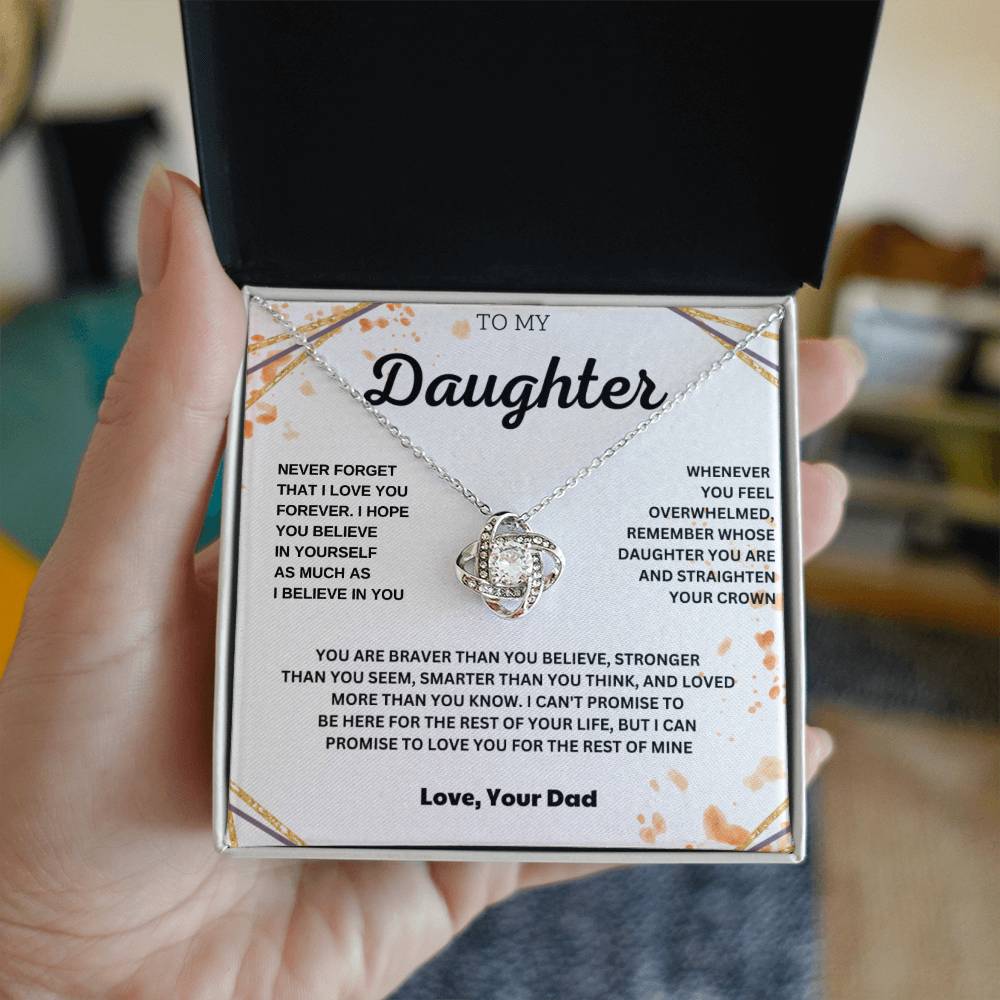Father Daughter Necklace - Daddy's Girl Necklace - A Meaningful Gift for Your Daughter