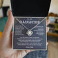 Sugar Spring - 'To My Daughter' Necklace from Dad: Premium Quality Pendant Jewelry Gift for Daughter - Elegant & Timeless Keepsake