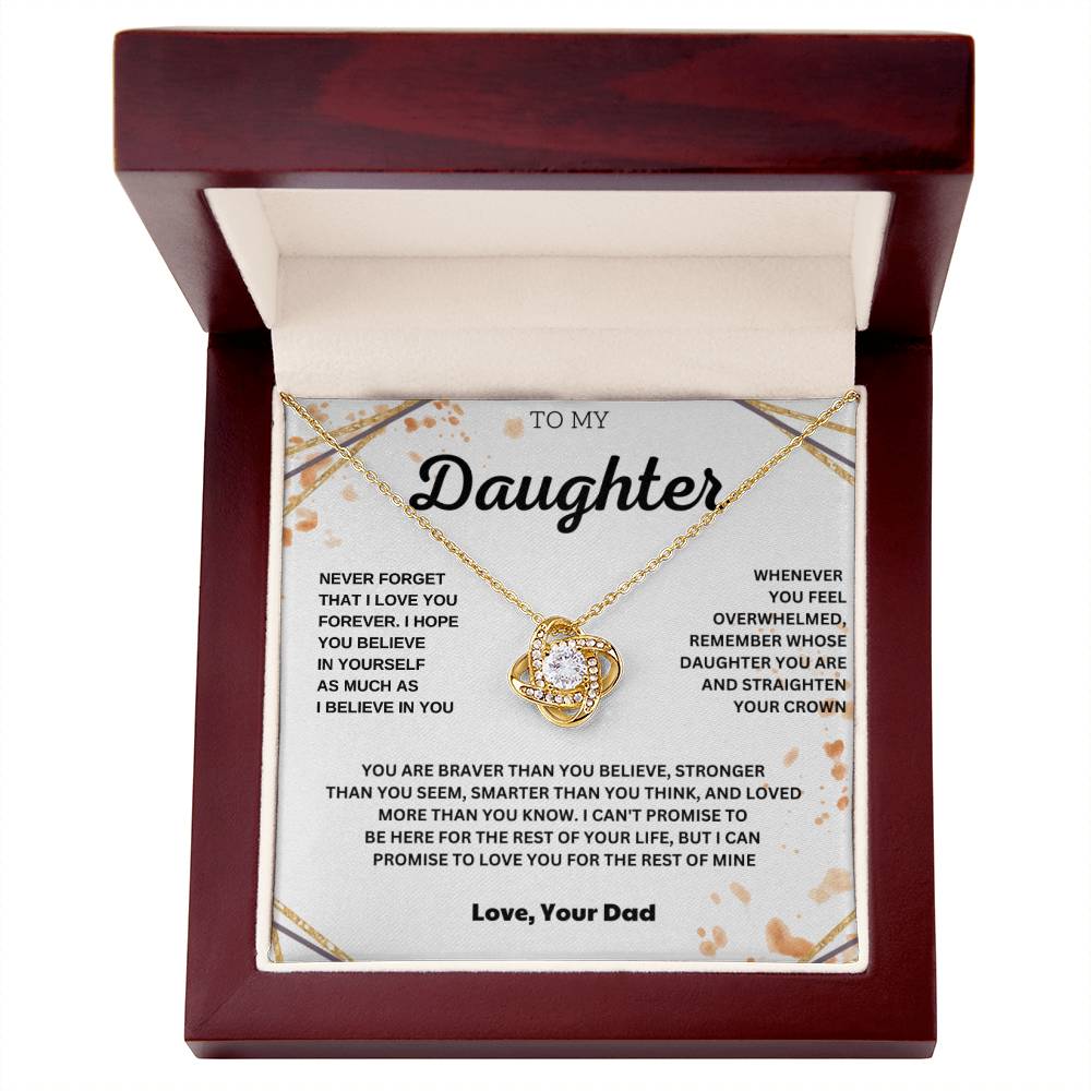 Father Daughter Necklace - Daddy's Girl Necklace - A Meaningful Gift for Your Daughter