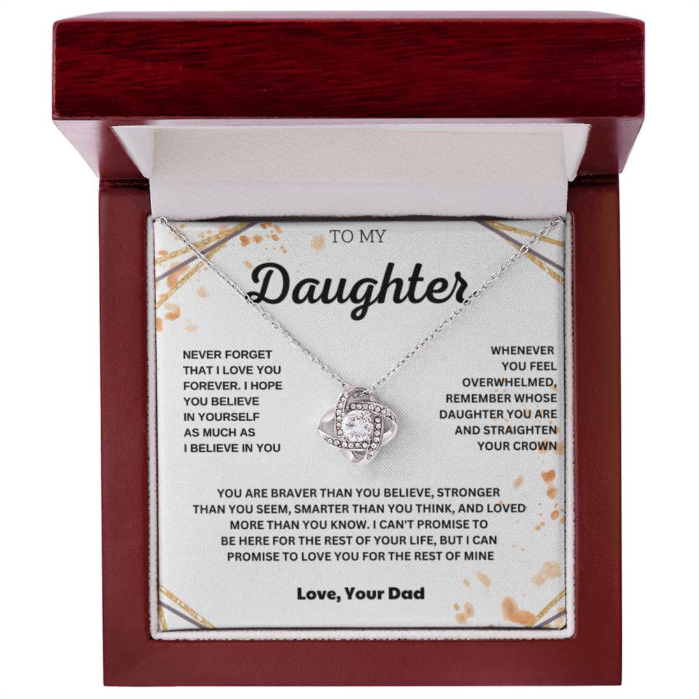 Father Daughter Necklace - Daddy's Girl Necklace - A Meaningful Gift for Your Daughter