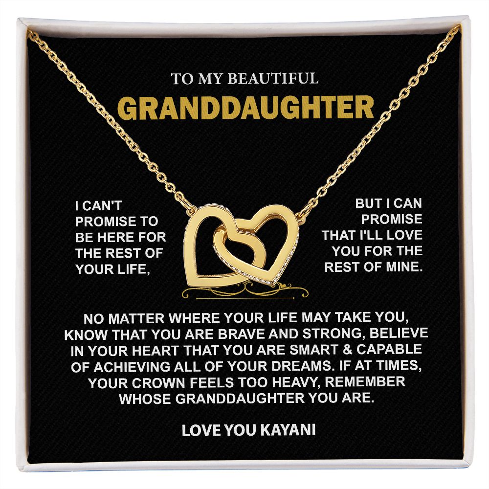 To My Granddaughter Necklace annette cepeda