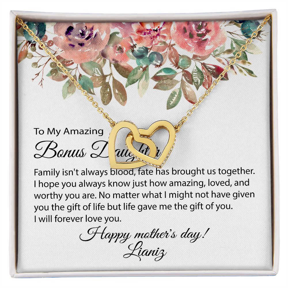 To My Bonus Daughter Necklace sheila reyes