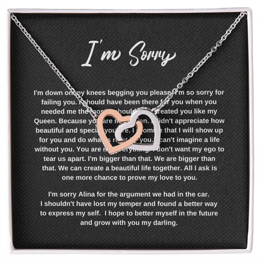 I'm Sorry Necklace Gift for Her Salina Walsh