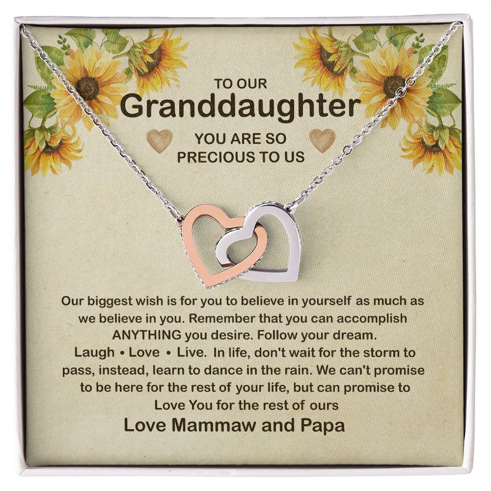 To My Granddaughter Necklace Sandra Lawrence