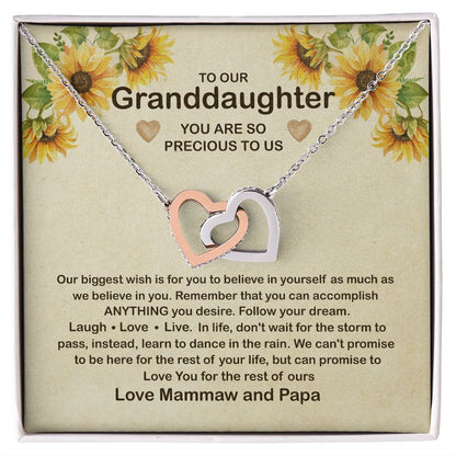 To My Granddaughter Necklace Sandra Lawrence