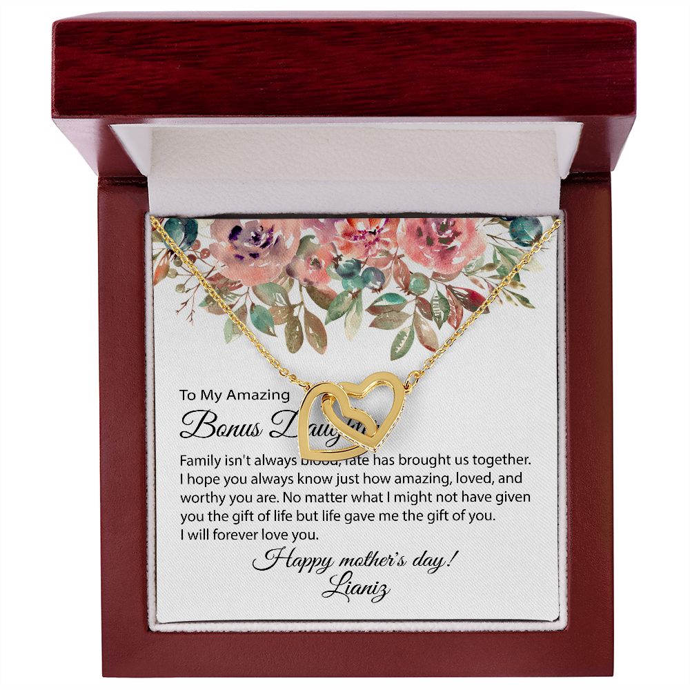 To My Bonus Daughter Necklace sheila reyes