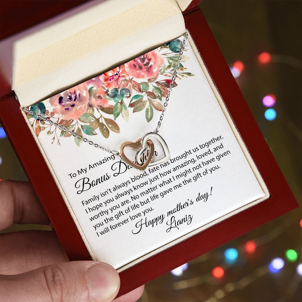 To My Bonus Daughter Necklace sheila reyes
