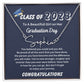 Custom Name Necklace Personalized Graduation Necklace For Her 2023 - College Graduation Gifts Gor Her 2023 - Masters Degree Graduation Gifts