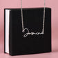Custom Name Necklace Personalized Graduation Necklace For Her 2023 - College Graduation Gifts Gor Her 2023 - Masters Degree Graduation Gifts