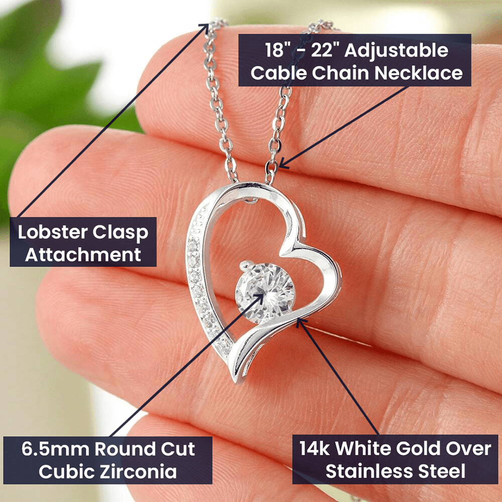 Sugar Spring - 'To My Future Wife' Necklace: Elegant Pendant Gift with Luxury Box - A Heartfelt Token for Your Soon-to-be Bride B0CN1P9B3M