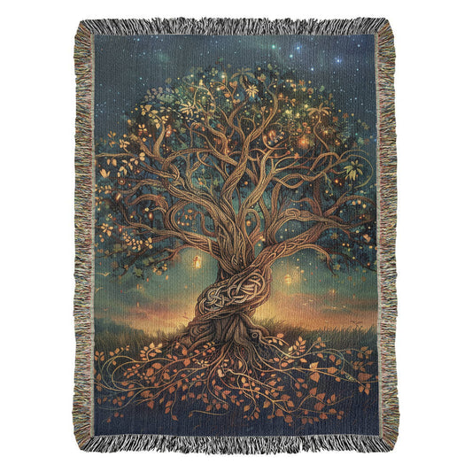 Tree of Life Woven Blanket- SO