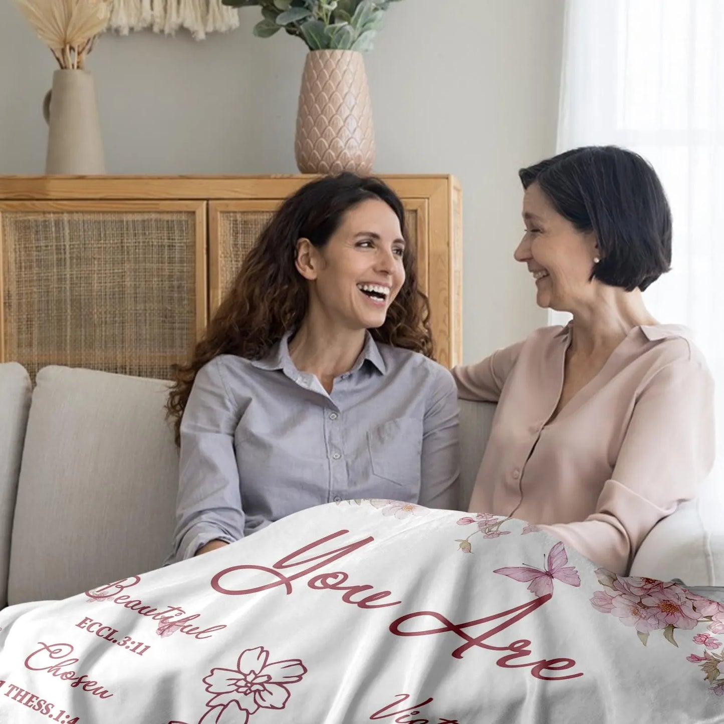 Personalized You Are Bible Verse Blanket