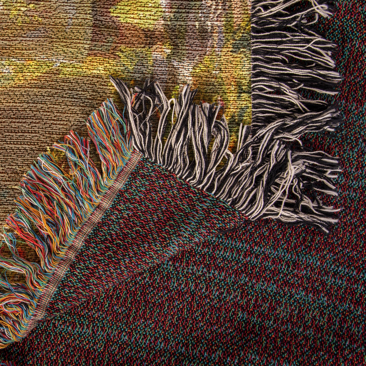 Mom’s Harvest Lesson Woven Blanket