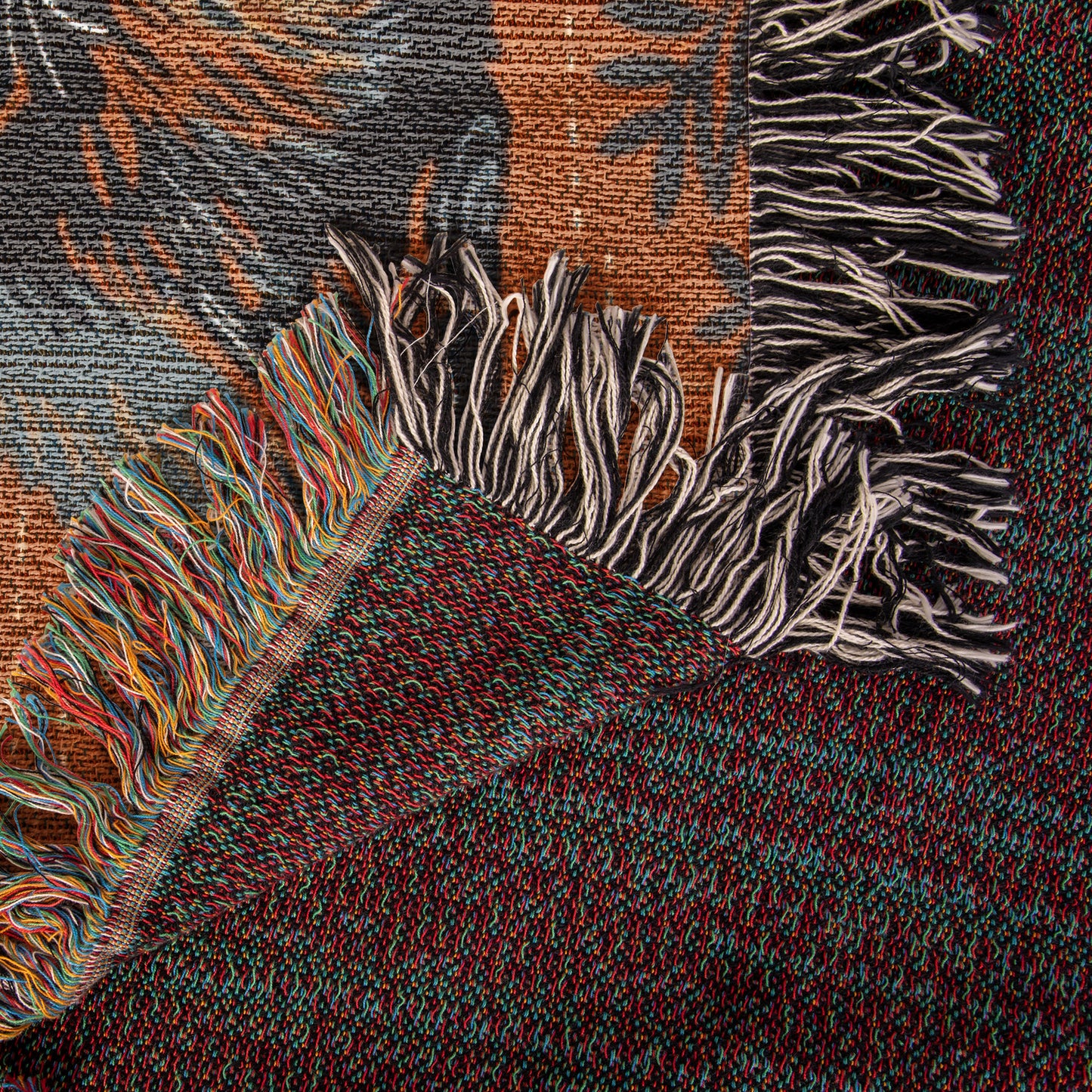Raccoon Grove Woven Blanket
