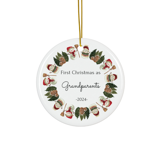2024 Personalized Grandparent Christmas Ornament