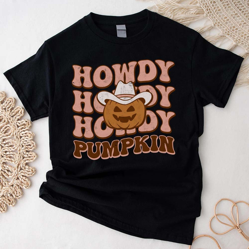 Howdy Shirt Women, Vintage Howdy Western Country Southern Cowgirl T-Shirt, Howdy Pumpkin Shirt, Gifts for Cowgirl