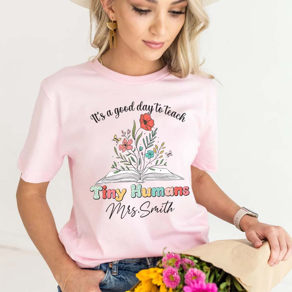 personalized teacher tshirt, teacher shirts, teacher shirts for women, kindergarten teacher shirts, preschool teacher shirts, 2nd grade teacher shirts, teacher t shirts, teacher shirts women elementary school, prek teacher shirts, 1st grade teacher shirts, custom teacher tshirt, tshirt teacher