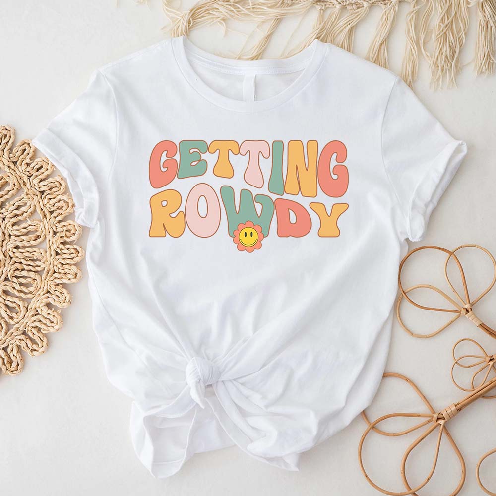 Getting Rowdy Getting Hitched Shirt, Grooby Style, Wedding Shirt, Matching Bachelorette Party Shirts, Bridal Party Shirt