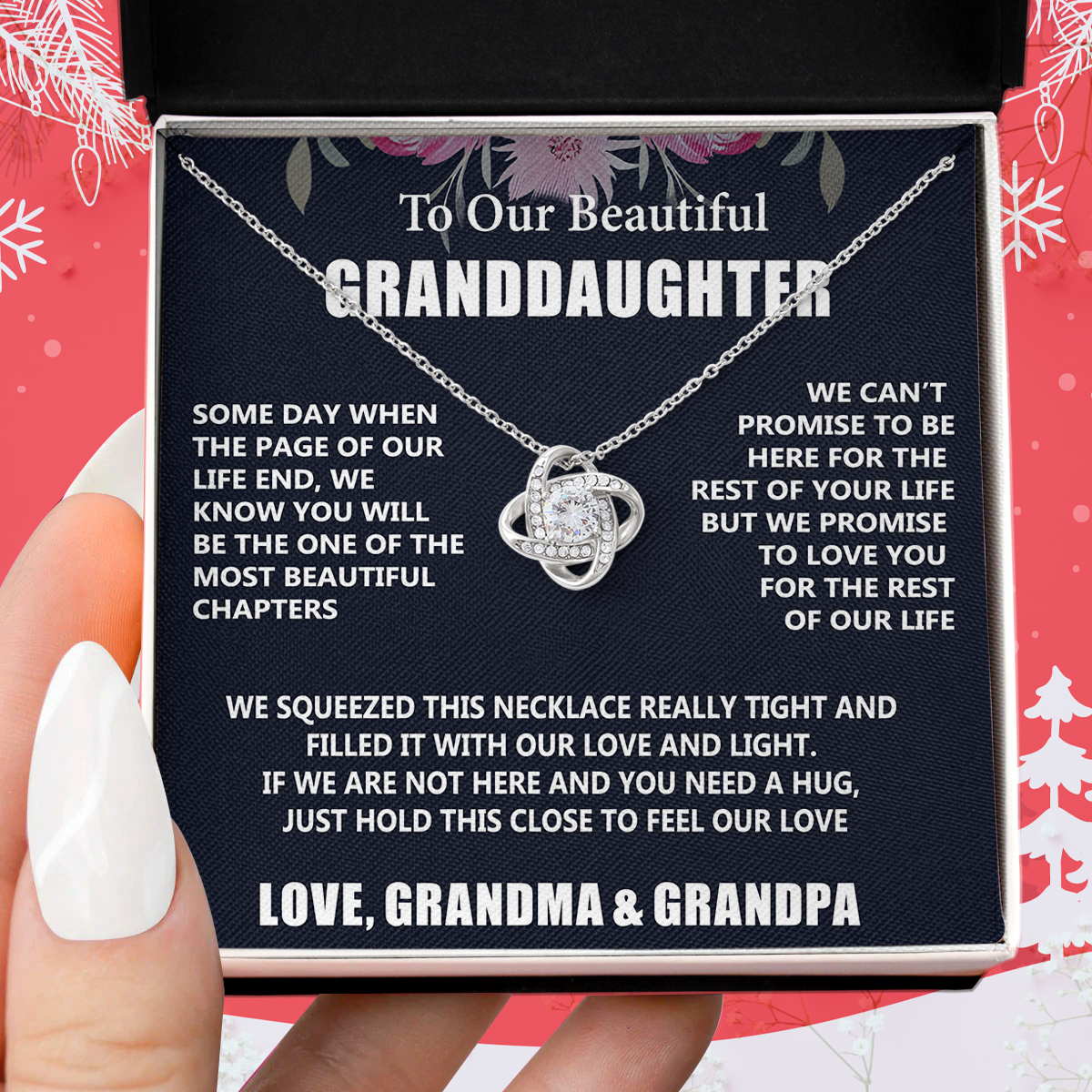 To My Granddaughter Necklace, To Our Granddaughter Necklace B0BLK6Z3SF B0BN1WWM1J B0BLTXY3P4