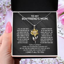 Load image into Gallery viewer, Sunflower Pendant Necklace for Boyfriend&#39;s Mom - I owe it all to you - JWshinee
