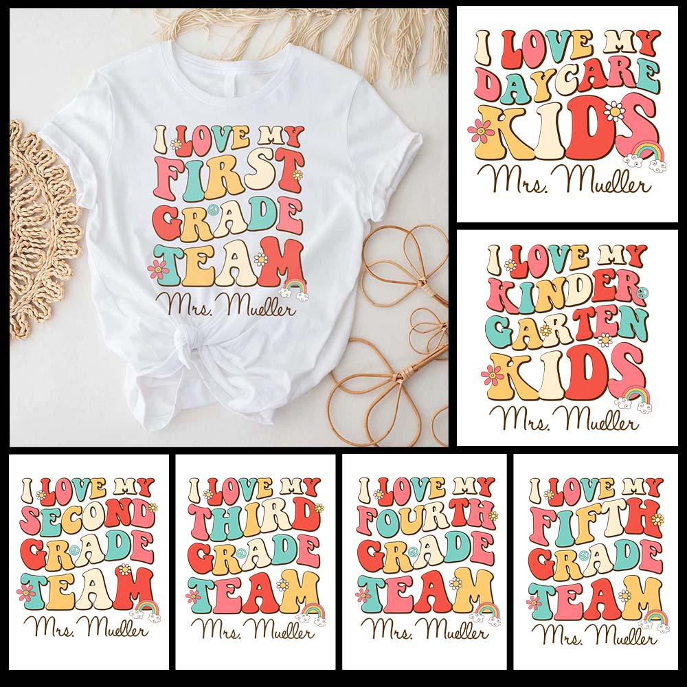 personalized teacher tshirt, teacher shirts, teacher shirts for women, kindergarten teacher shirts, preschool teacher shirts, 2nd grade teacher shirts, teacher t shirts, teacher shirts women elementary school, prek teacher shirts, 1st grade teacher shirts, custom teacher tshirt, tshirt teacher