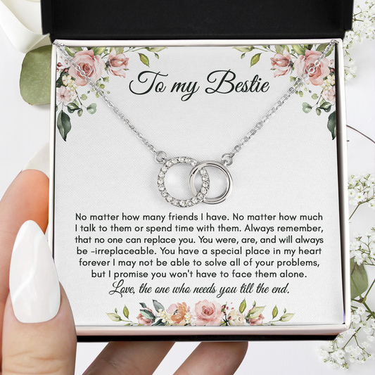No Matter How Many Friends I Have, Pair Perfect Necklace, Gift For Bestie, Best Friend Necklace
