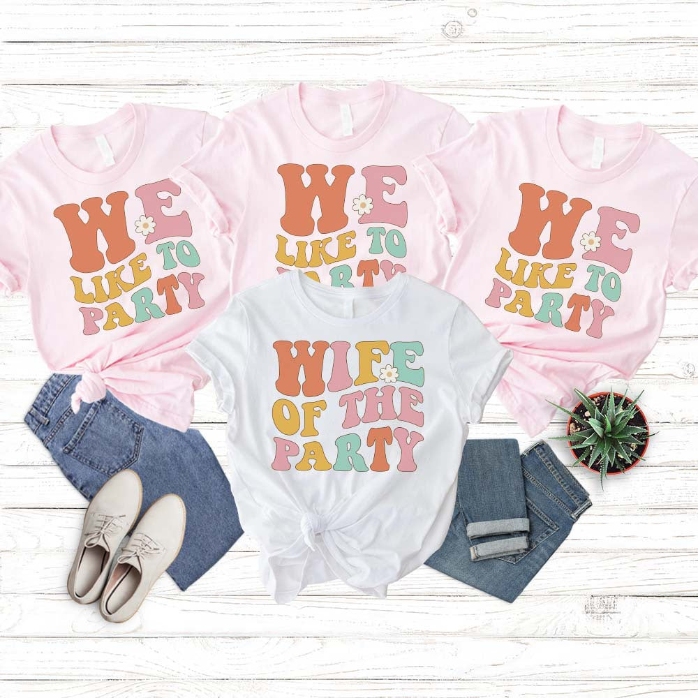 bachelorette shirts, bachelorette party, bridesmaids, bridal party, wedding party, wife of the party, Ivory, wife shirt, bridal party shirt, party, bridesmaid gift, bachelorette party, bridesmaid proposal, the party shirt, wife t shirt