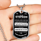 Give Your Canine Companion the Ultimate Gift with Our Step Gifts Dog Tag Necklace and Personalized Message Card - A Unique and Thoughtful Accessory