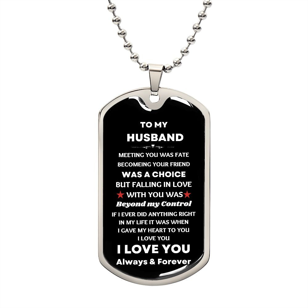 Anniversary Gifts for Him Dogtags - Unique and Meaningful 10 Year Anniversary Gifts | Show Your Love and Appreciation to Your Husband".