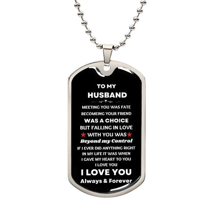 Anniversary Gifts for Him Dogtags - Unique and Meaningful 10 Year Anniversary Gifts | Show Your Love and Appreciation to Your Husband".