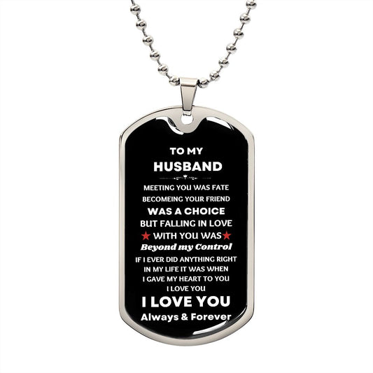 Anniversary Gifts for Him Dogtags - Unique and Meaningful 10 Year Anniversary Gifts | Show Your Love and Appreciation to Your Husband".