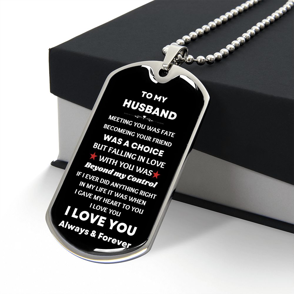 Anniversary Gifts for Him Dogtags - Unique and Meaningful 10 Year Anniversary Gifts | Show Your Love and Appreciation to Your Husband".