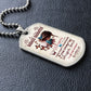 Daughter Dog Tag, To My Badass Daughter Dog Tag B0B155VF7L
