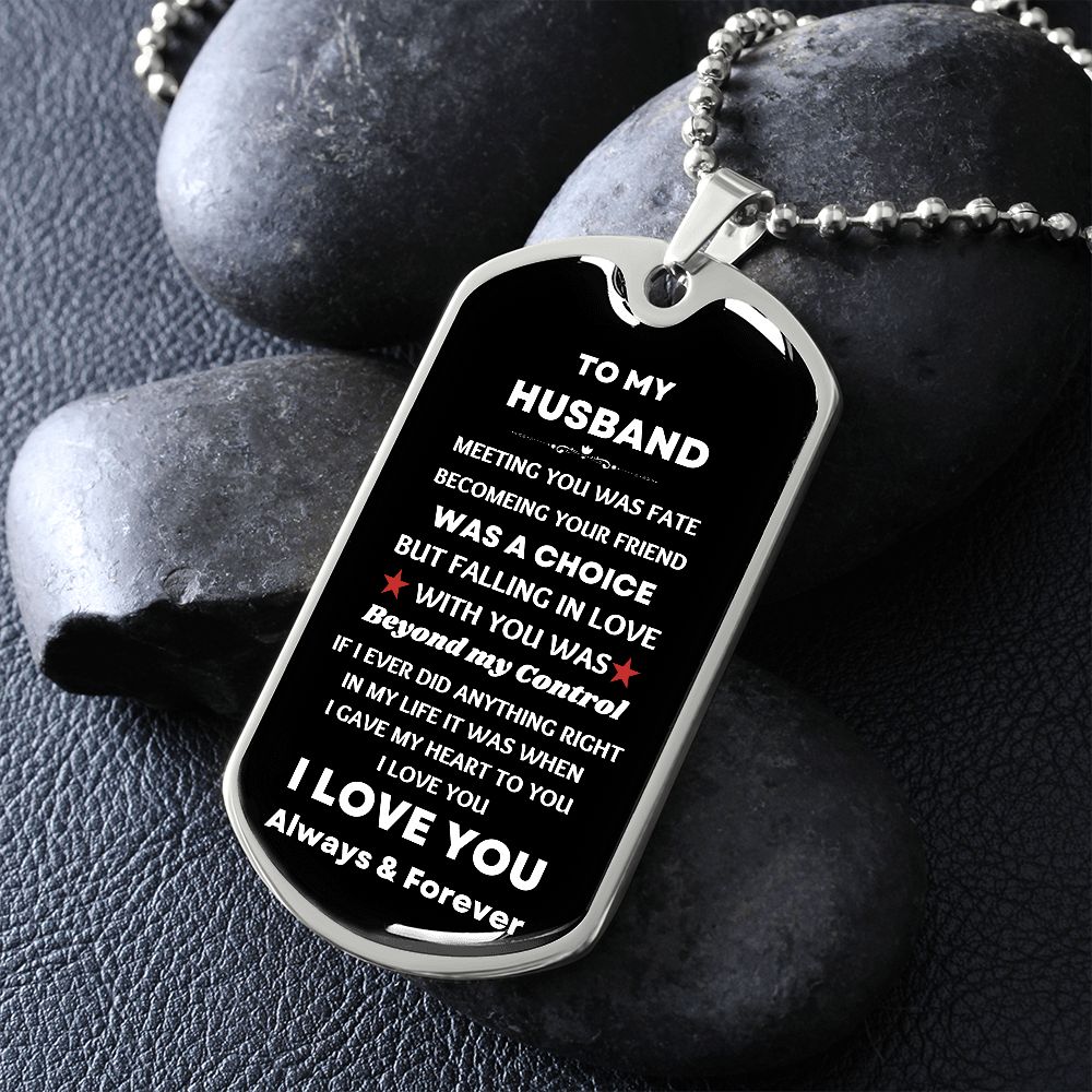 Anniversary Gifts for Him Dogtags - Unique and Meaningful 10 Year Anniversary Gifts | Show Your Love and Appreciation to Your Husband".