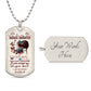 Daughter Dog Tag, To My Badass Daughter Dog Tag B0B155VF7L