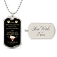 Dad Dog Tag, Father's Day Dog Tag From Angel Baby B09W5SNYXR