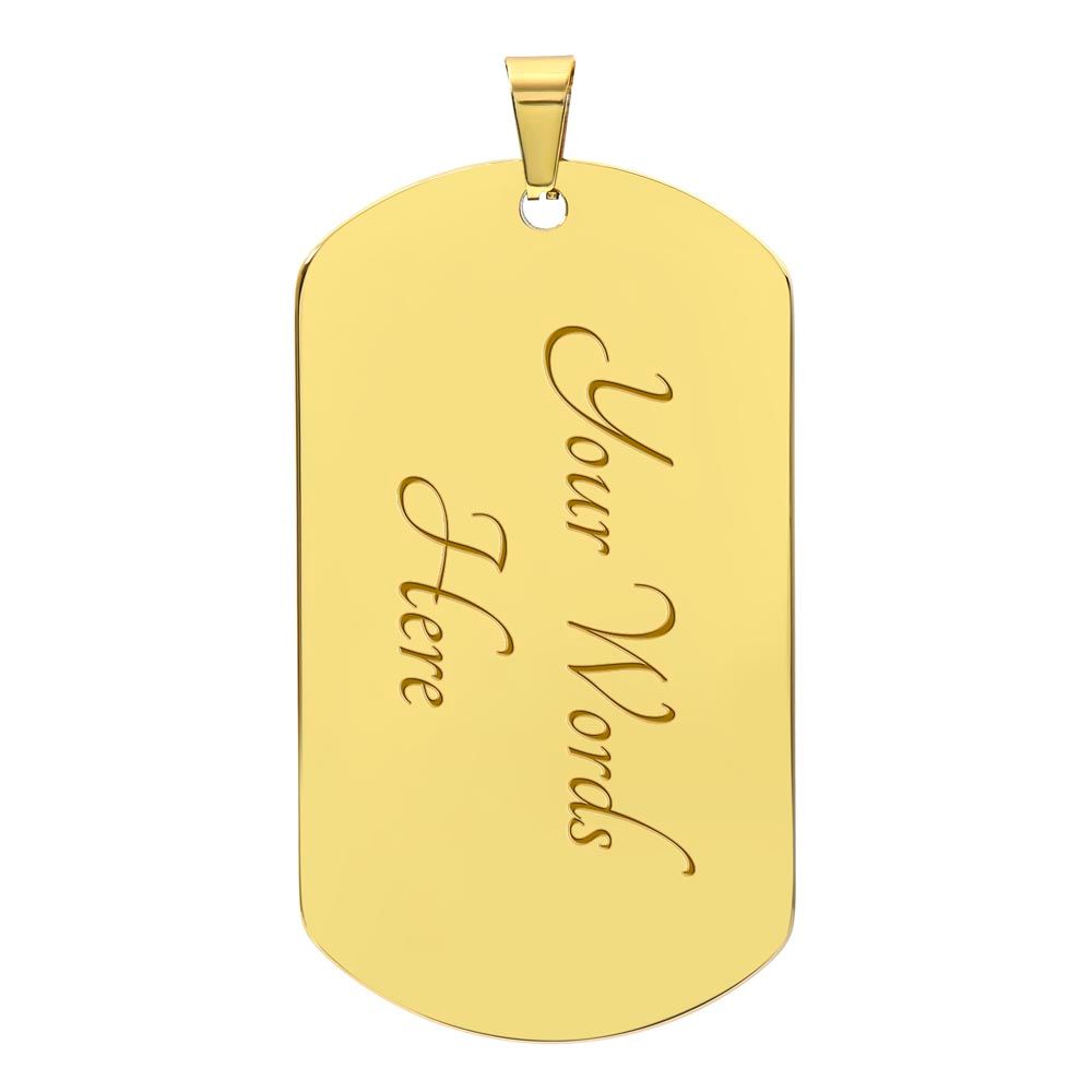 Show Your Love with Personalized Dogtag Anniversary Gifts for Him"