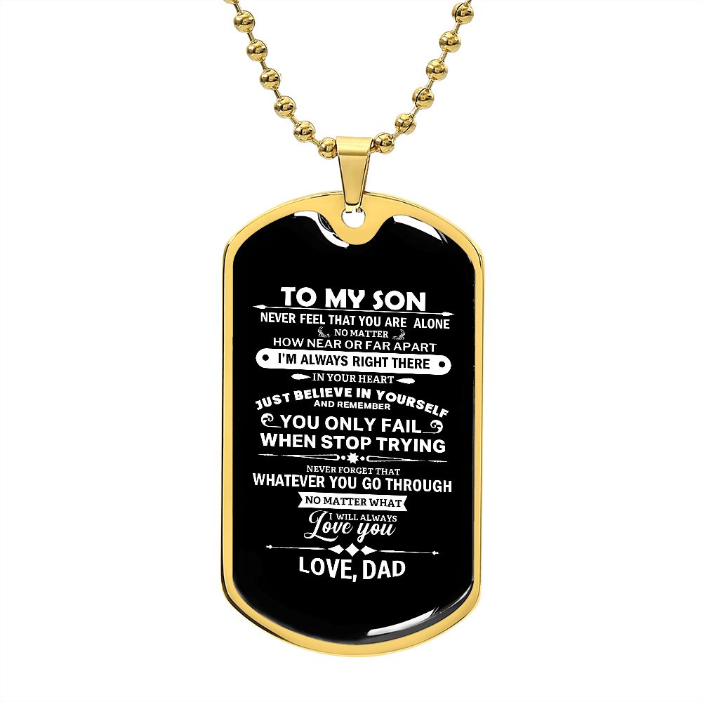 Son Dog Tag - When You Stop Trying Dog Tag Chain Necklace Gift For Son G15258 B09VG6QZF1 B09VG651KQ