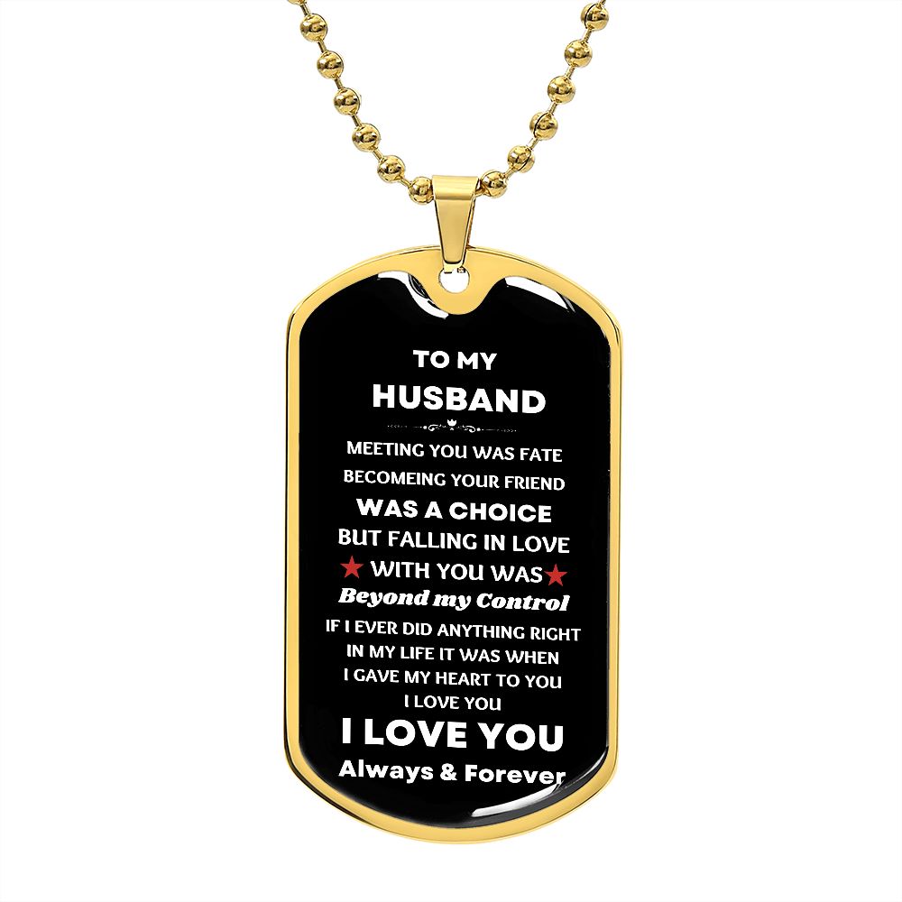 Anniversary Gifts for Him Dogtags - Unique and Meaningful 10 Year Anniversary Gifts | Show Your Love and Appreciation to Your Husband".