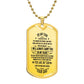 Son Dog Tag, To My Son, Engraved Dog Tag Necklace ,Meaningful Gift, Inspirational Words For Father Son Gift 02
