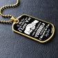 Son Dog Tag - To My Son Never Forget That I Love You Dog Tag Chain Necklace B09VG6LT7Q  B09V6YTDGQ