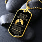 Son Dog Tag - To My Son Personalized Dog Tag Chain Necklace- Love Dad B09VG6K8JP B09VG6LMJY