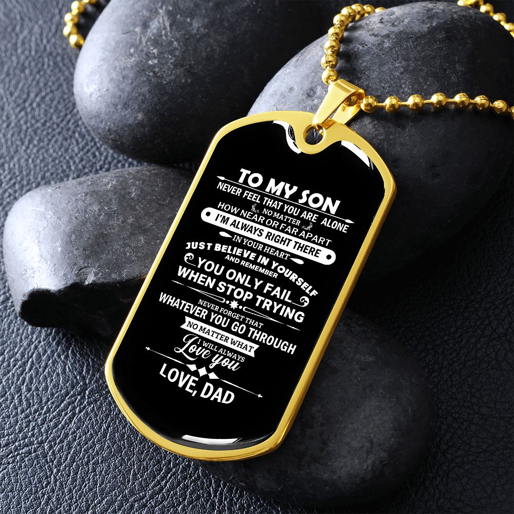 Son Dog Tag - When You Stop Trying Dog Tag Chain Necklace Gift For Son G15258 B09VG6QZF1 B09VG651KQ