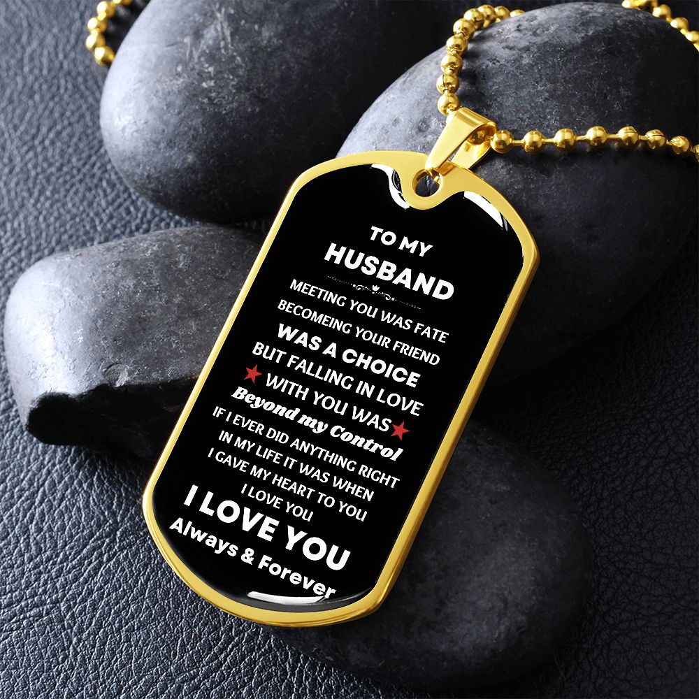 Anniversary Gifts for Him Dogtags - Unique and Meaningful 10 Year Anniversary Gifts | Show Your Love and Appreciation to Your Husband".
