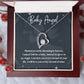 An Angel Watching Over Us: A Miscarriage Memorial Necklace for Mothers - A Touching and Enduring Gift, Child Loss, Miscarriage SNJW23-230205