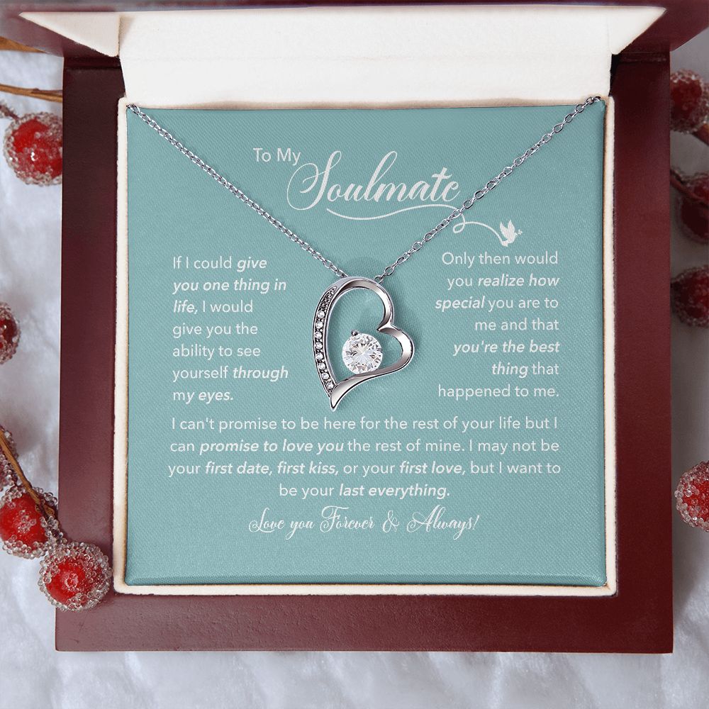 To My Soulmate Necklace , Love Gift SNJW110917 B0BLW8BTQZ